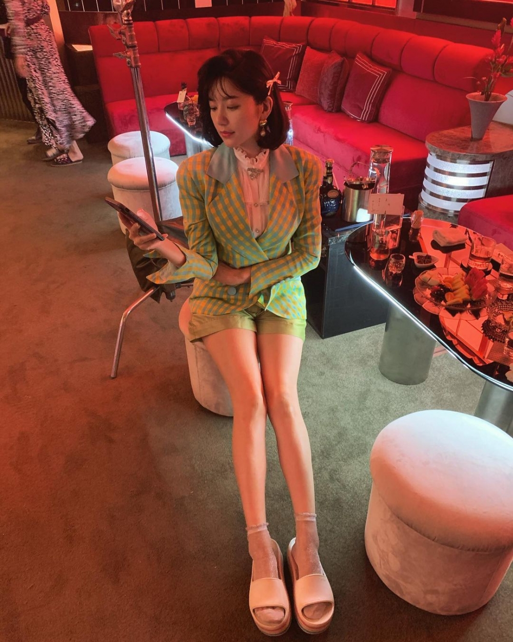 郭雪芙有份參與最近超紅嘅台劇《華燈初上》。