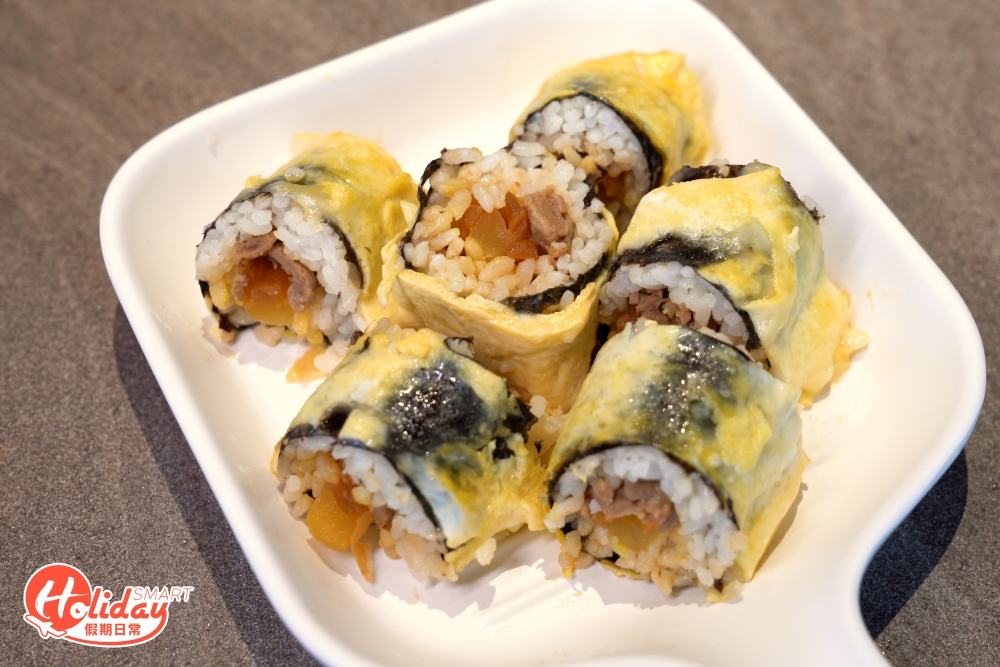 泡菜芝士雞蛋紫菜包飯