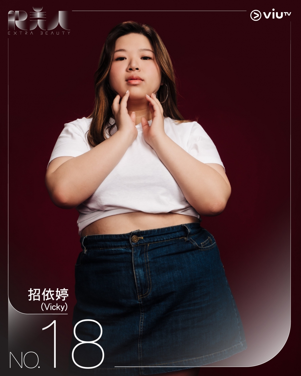 招依婷(Vicky)|身高(cm):164.5;體重(lb):222;BMI:37.3
