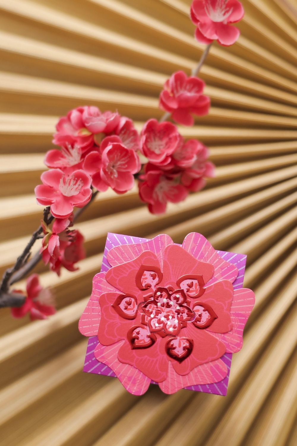 「新春遇·花·緣」利是封-重瓣長壽花主題