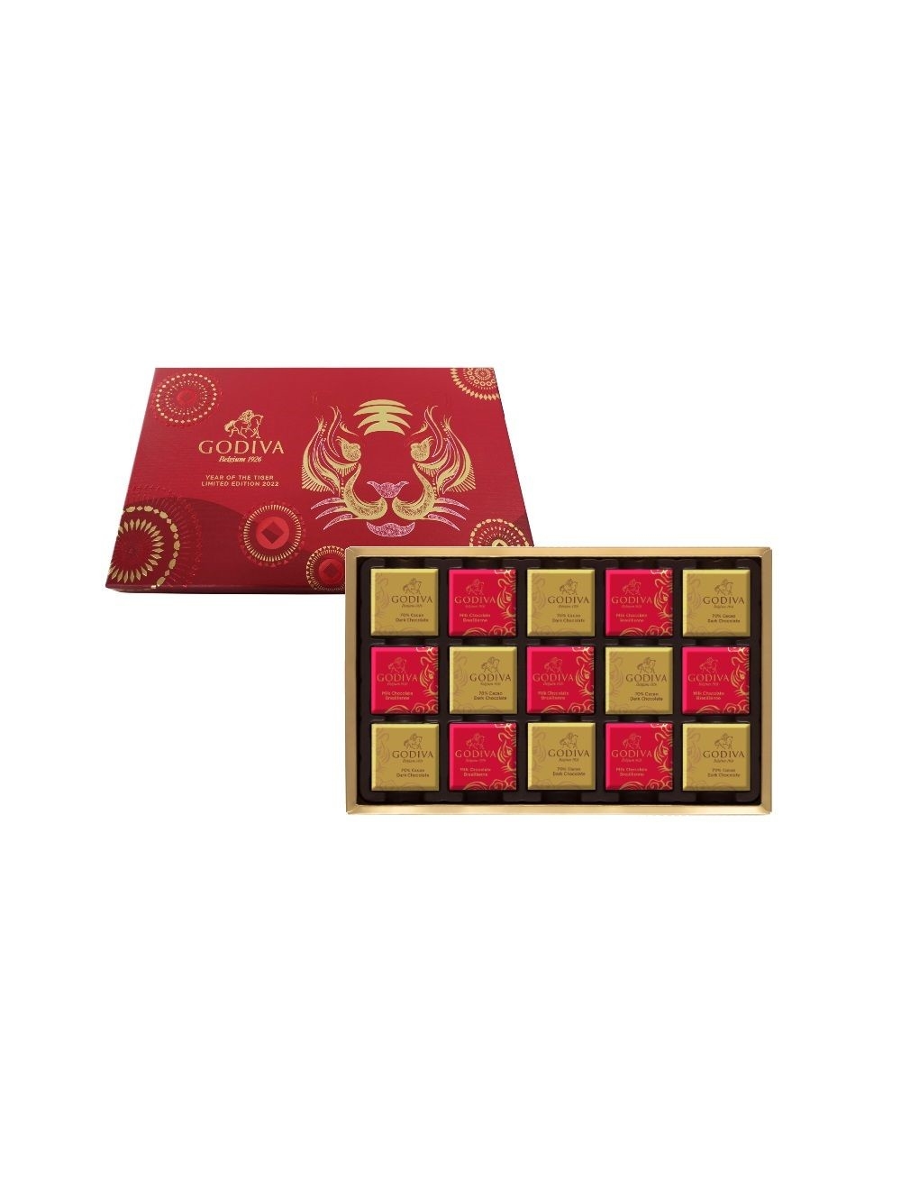 新年片裝巧克力禮盒(15片裝)