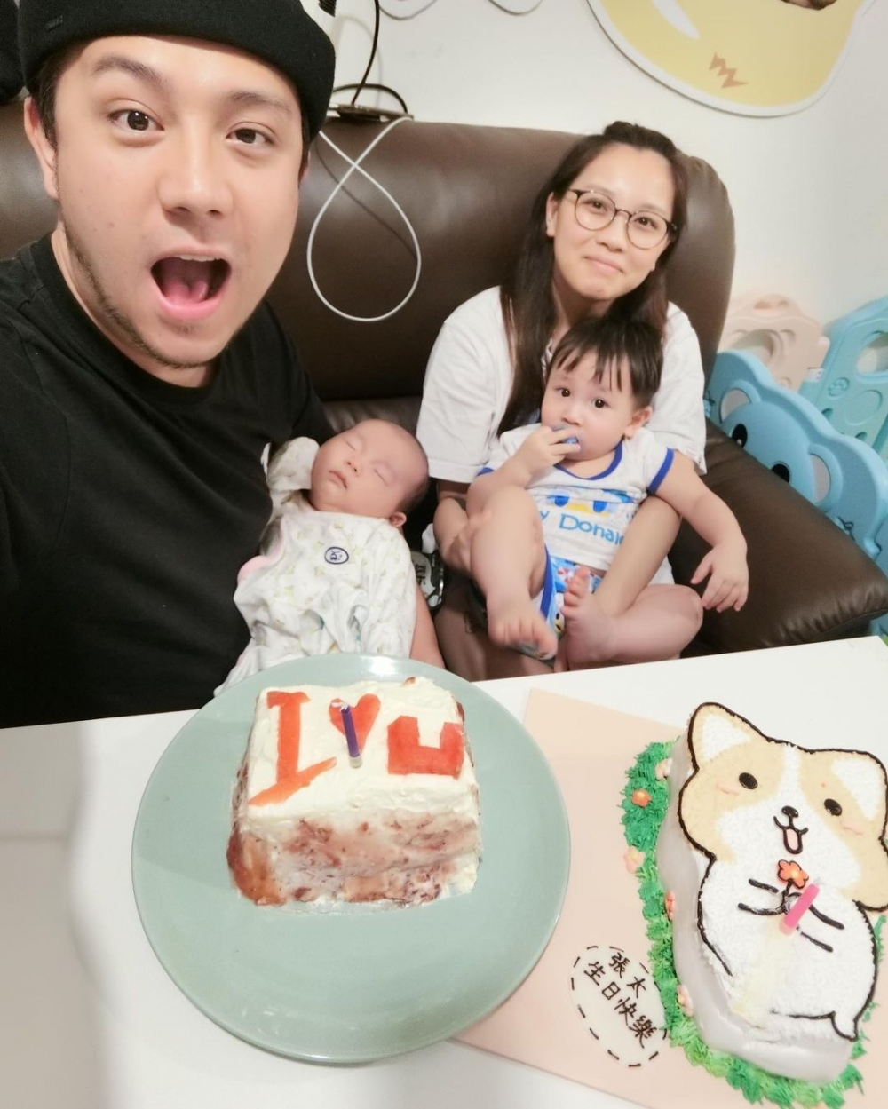 二人婚後育有2名兒子