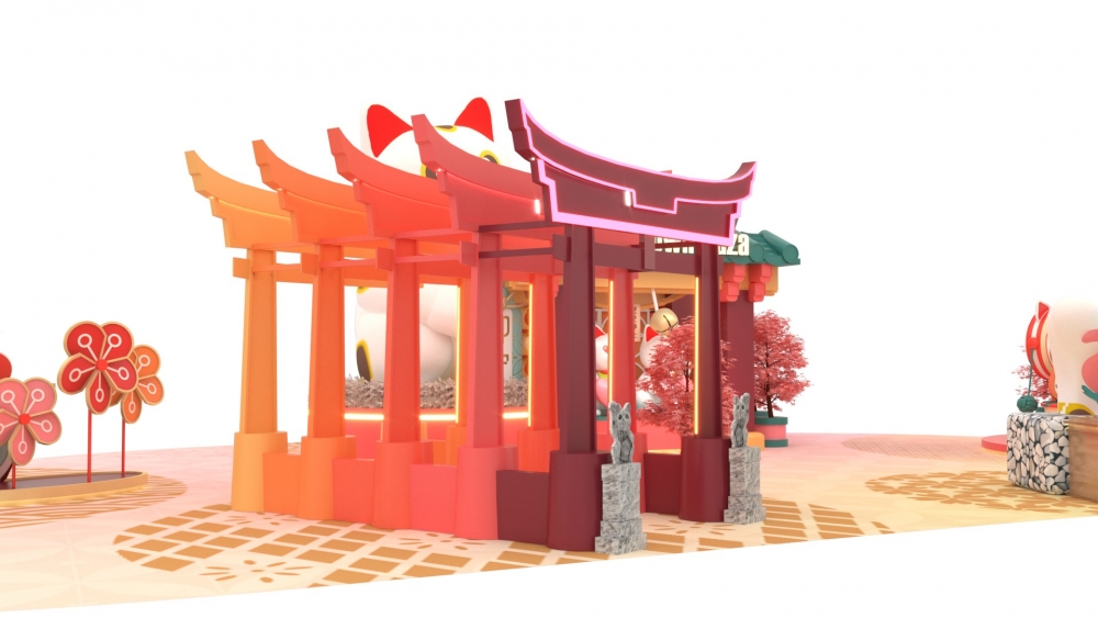 彩色鳥居步道