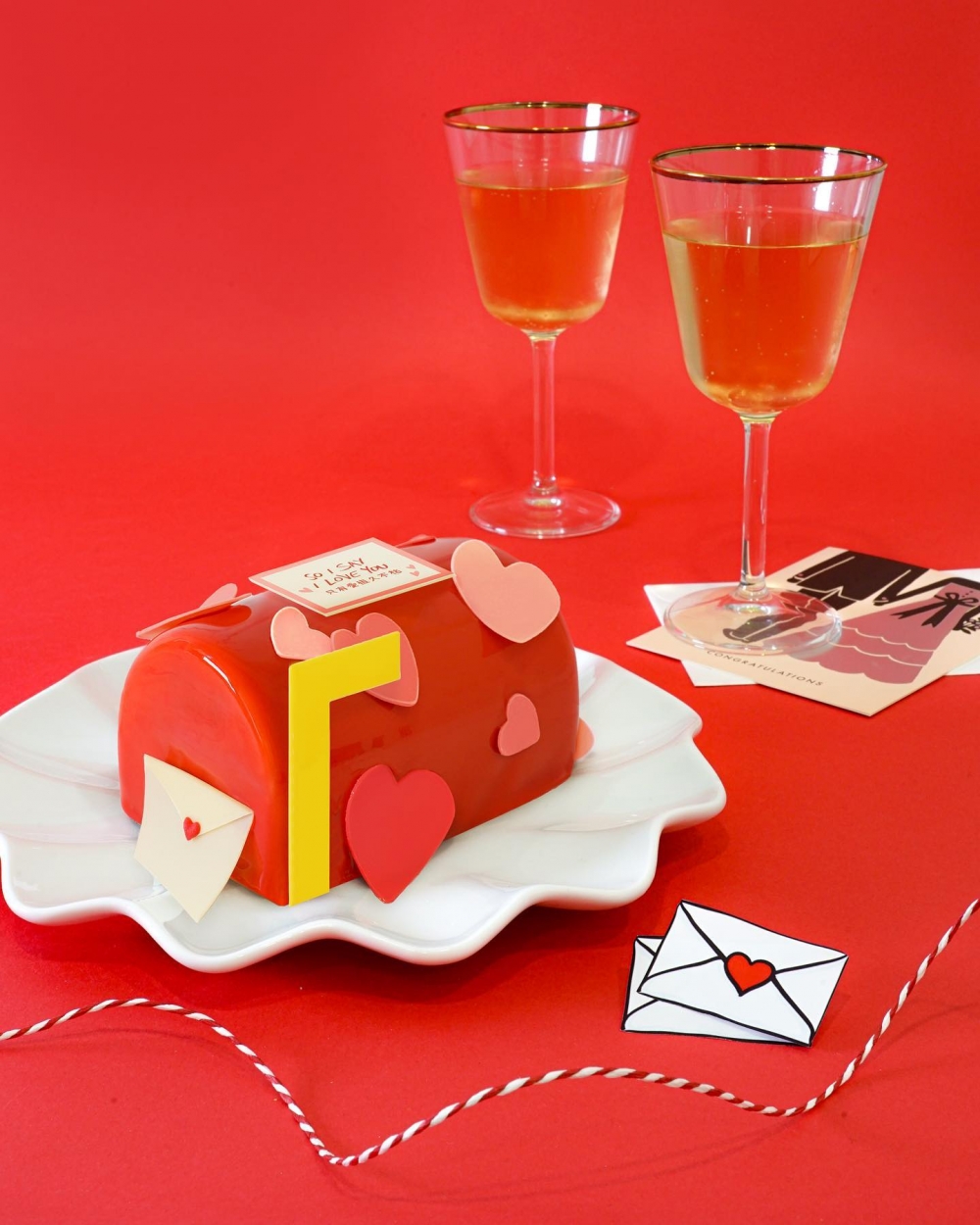 戀愛漫郵-玫瑰雜莓蛋糕（SO I SAY I LOVE YOU 只有愛恆久不枯）