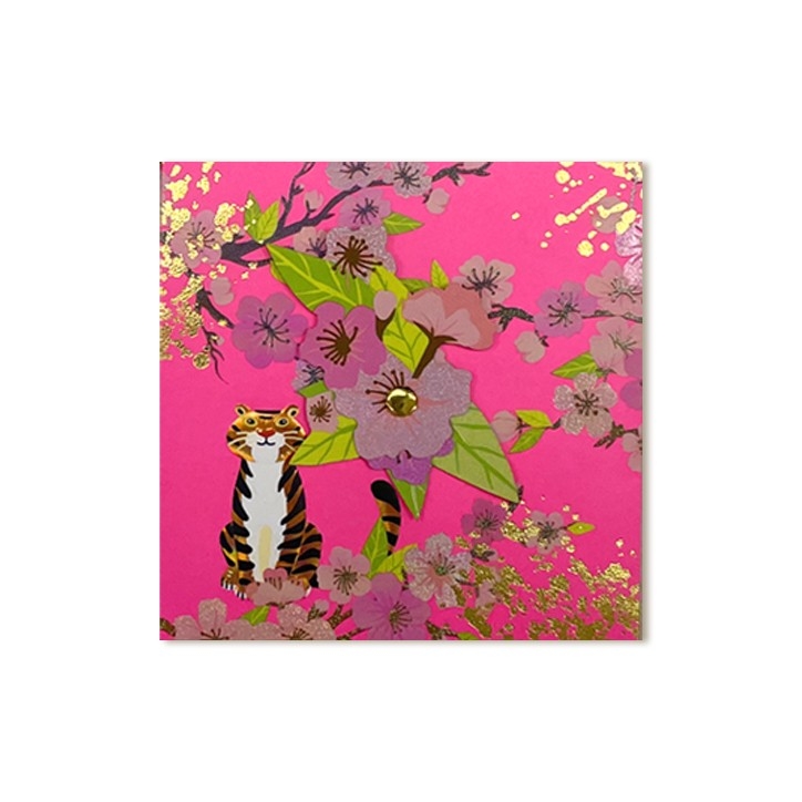 「喜慶桃花」福虎利是封