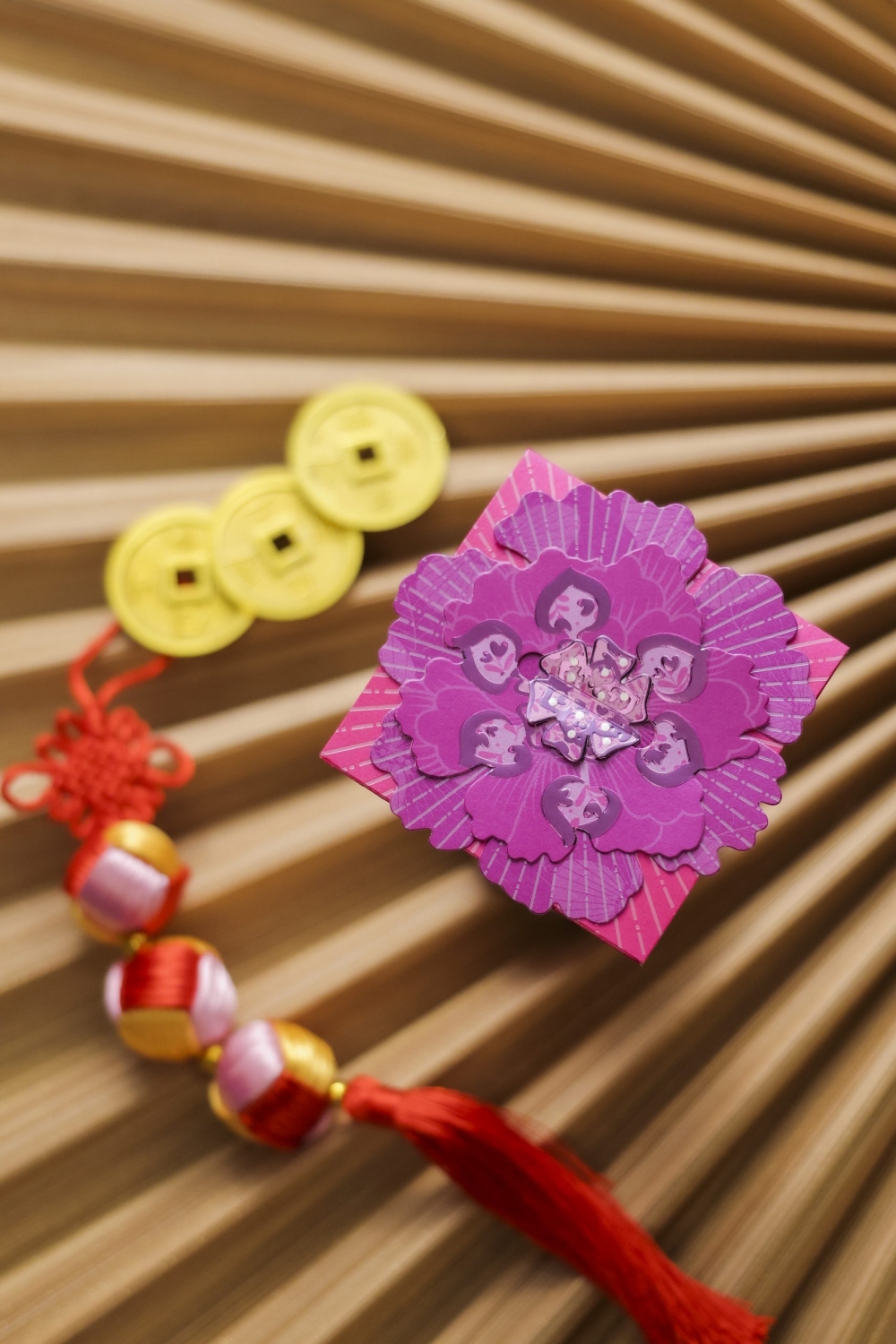「新春遇·花·緣」利是封-重瓣天竺葵主題