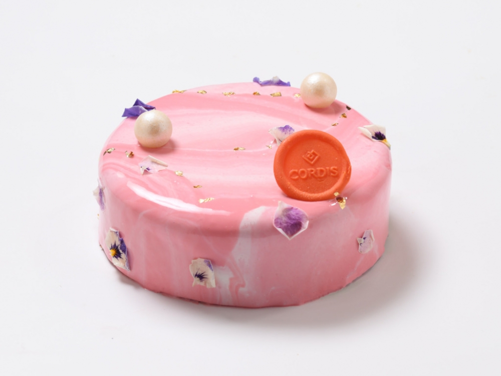 日式焙茶白桃慕絲蛋糕