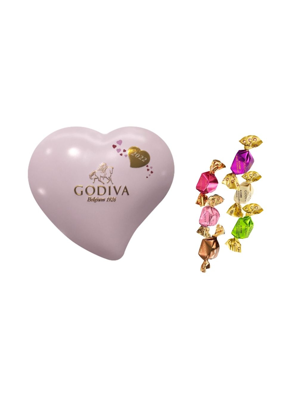 GODIVA_G Cube松露巧克力鐵盒 10顆裝