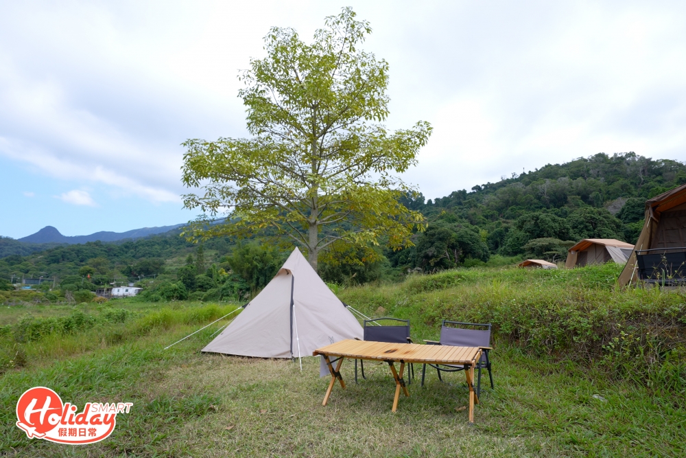 場內分為梯田露營區、星空營區及印第安營區，其中梯田露營區可以自備帳營紮營，營地空間相當寬敞，分為3個不同大小的露營區，分別為木棉里、銀杏里及樟樹里，較適合有露營經驗的人士。