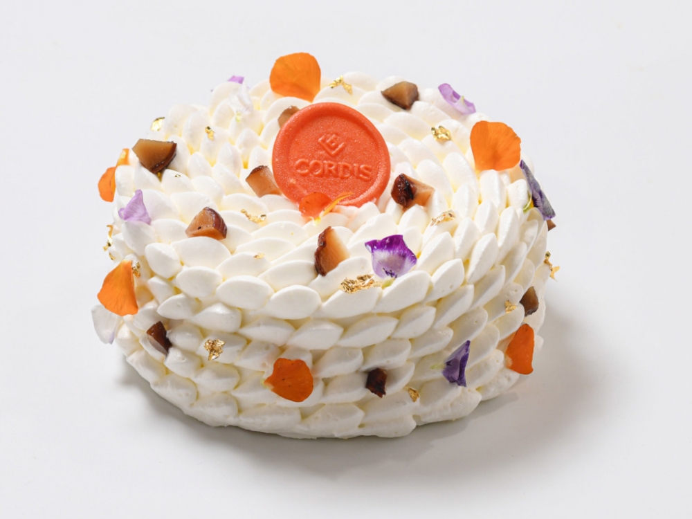 栗子黑加侖子慕絲蛋糕