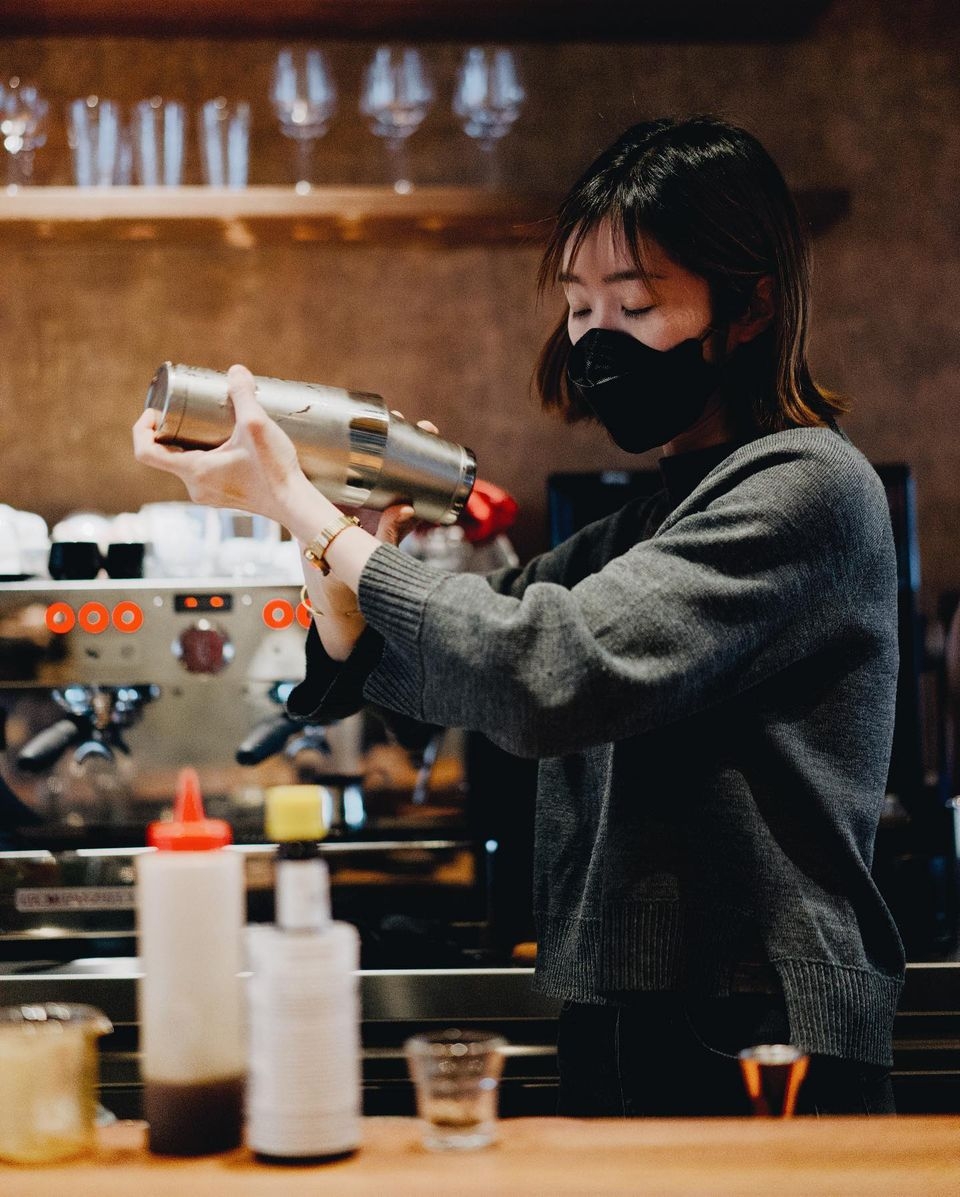 例如加入伯爵茶糖漿和雞尾酒的Shakerato。