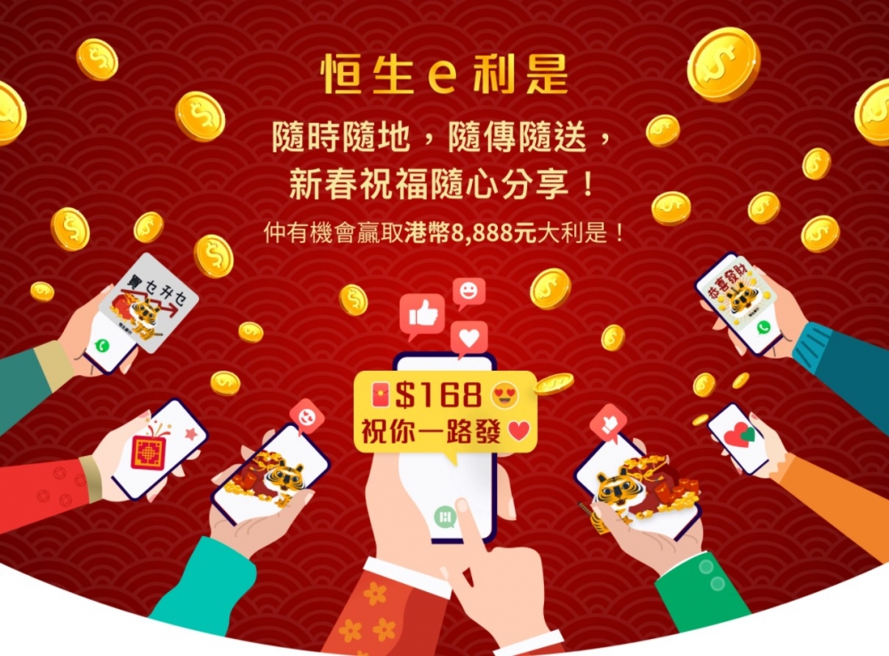 「Phone利市齊齊派,虎年好『抽』得」大抽獎