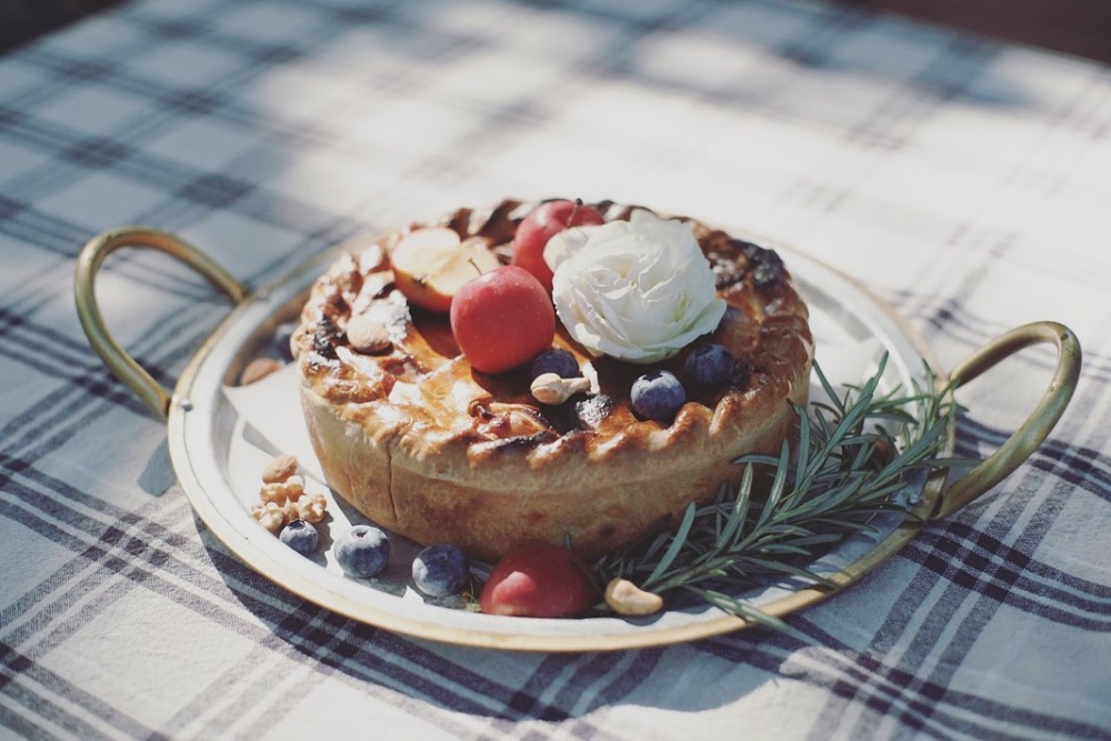 網民熱推的蘋果批是每天新鮮焗製，外皮焗至鬆脆。