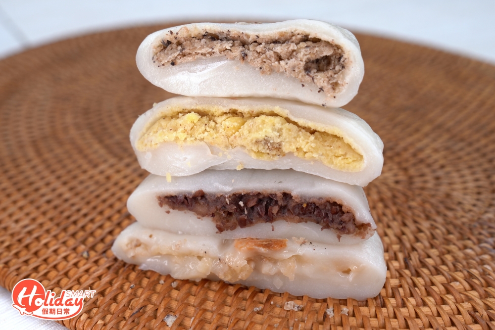 麥記茶粿口味有齊眉豆、綠豆、豆沙等。
