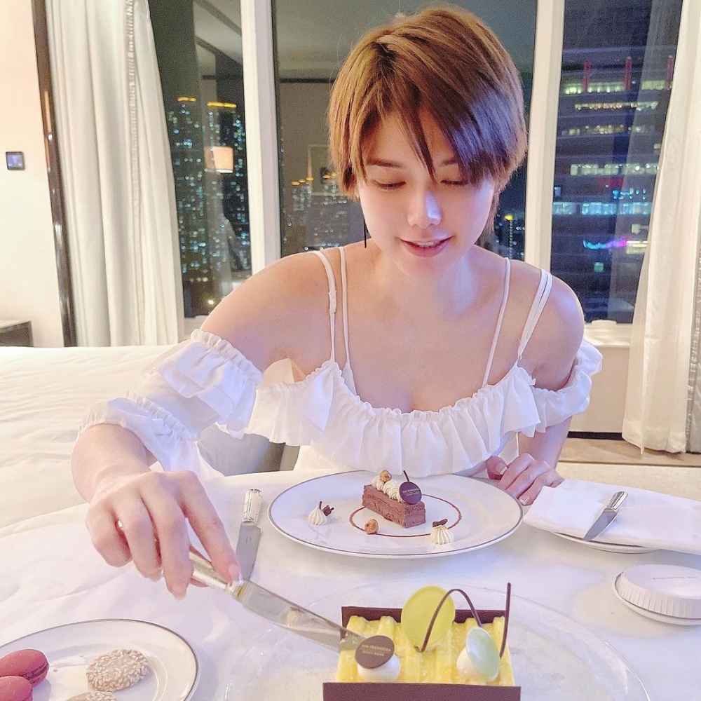 沙律30歲生日,兩人齊齊book酒店Staycation慶祝