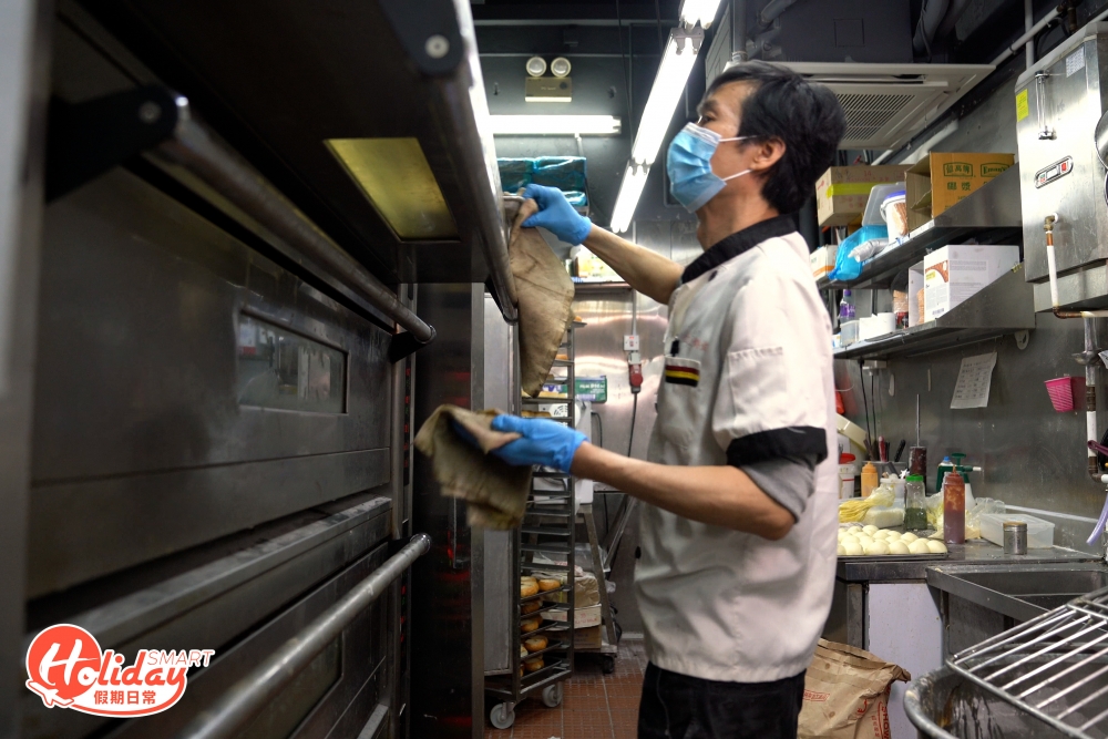 麵包師傅雄哥分享其獨家食譜及竅門。