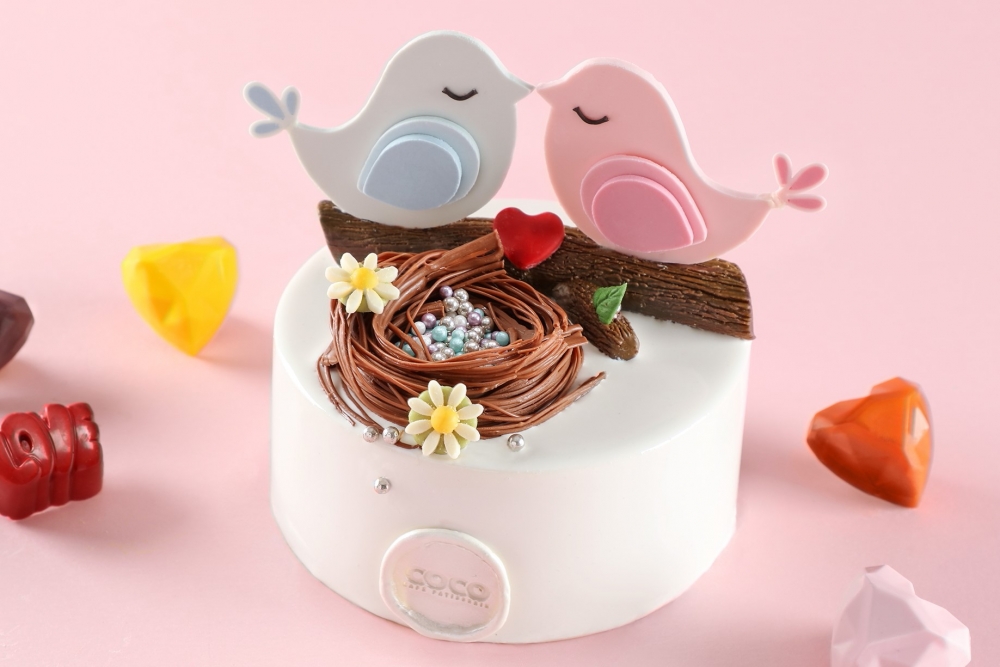 半磅法國瑪哈草莓蛋糕