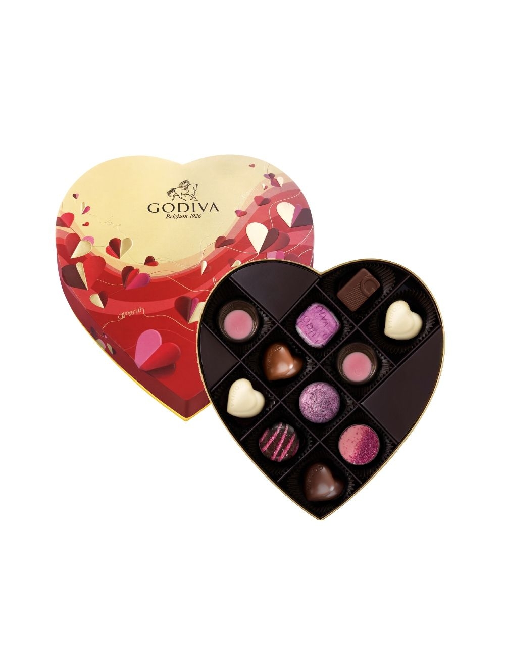 GODIVA_巧克力心形禮盒 11顆裝