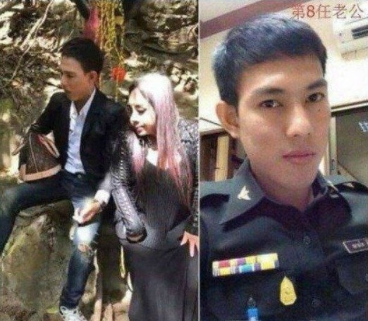 Leena Jungjanya多次結婚,當中不少係年輕帥氣男生,有指圖中係佢第8任丈夫