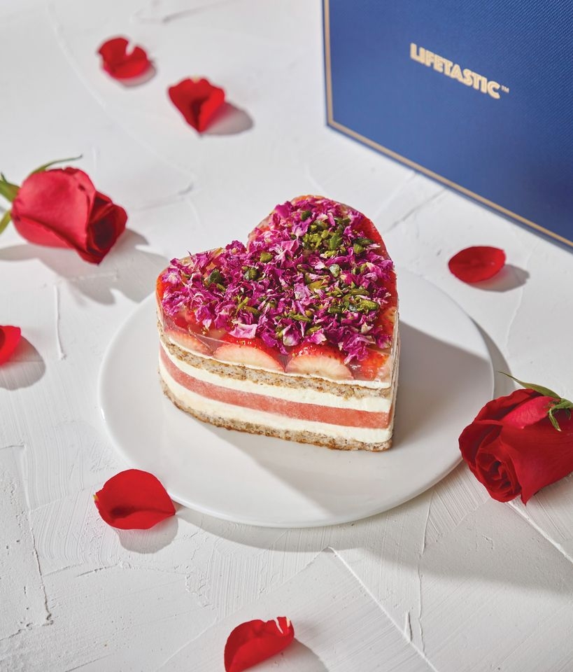 心形招牌草莓西瓜蛋糕