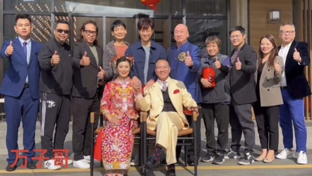 萬梓良一班好兄弟現身支持萬梓良。