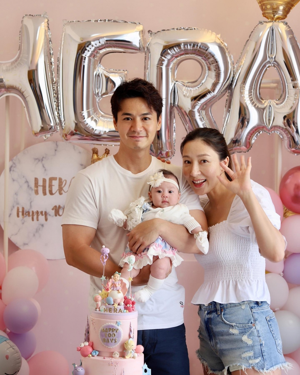 楊茜堯同丈夫羅子溢一家住豪宅好幸福。