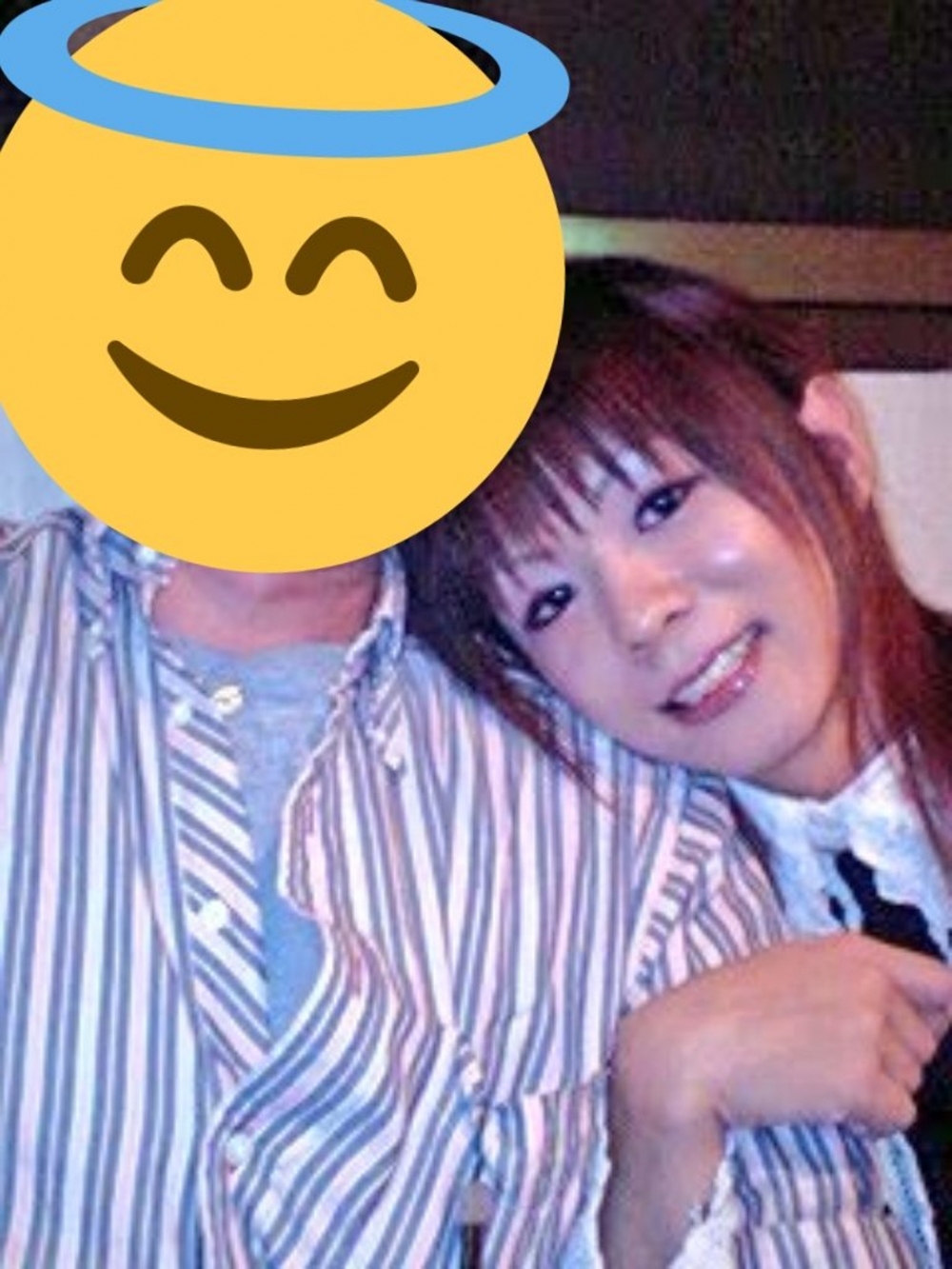 Aarin離婚後結識了現任老公，佢曾在女裝酒吧工作（右）。