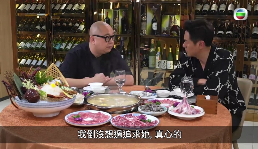 佢當初同翠如BB拍戲嘅時候，並冇想追求對方嘅念頭！