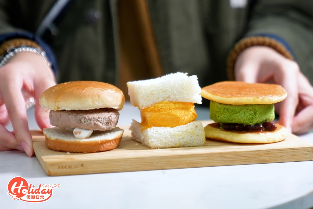 小店提供多款迷你麵包套餐，想一次過食勻多款雪糕麵包組合，可以選擇迷你三兄弟套餐，有齊雪糕漢堡、雪糕班㦸和雪糕方包，可以滿足有選擇困難症的大家。