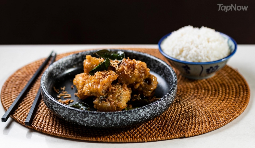 泰式銀雪魚配飯