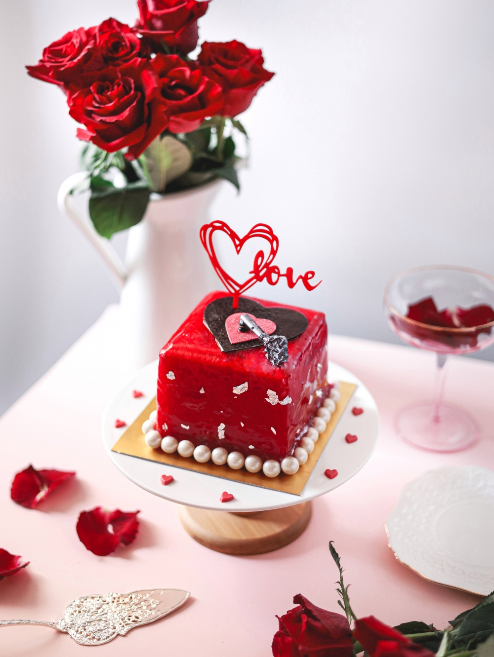 「心の鑰匙」情人節蛋糕