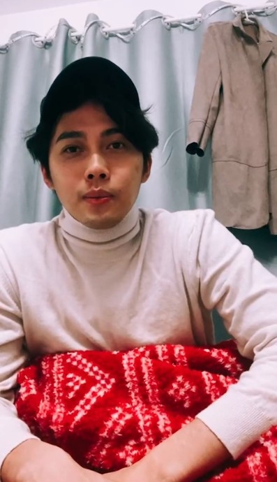 許俊豪日前開IG Live向粉絲交代近況。