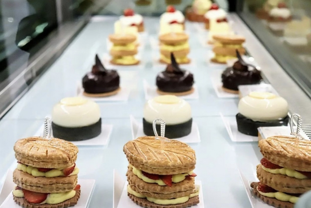 除此之外還有柚子慕士柳橙蛋糕、豆腐慕士配黑芝麻撻等等多款口味,迎合不同人需要。