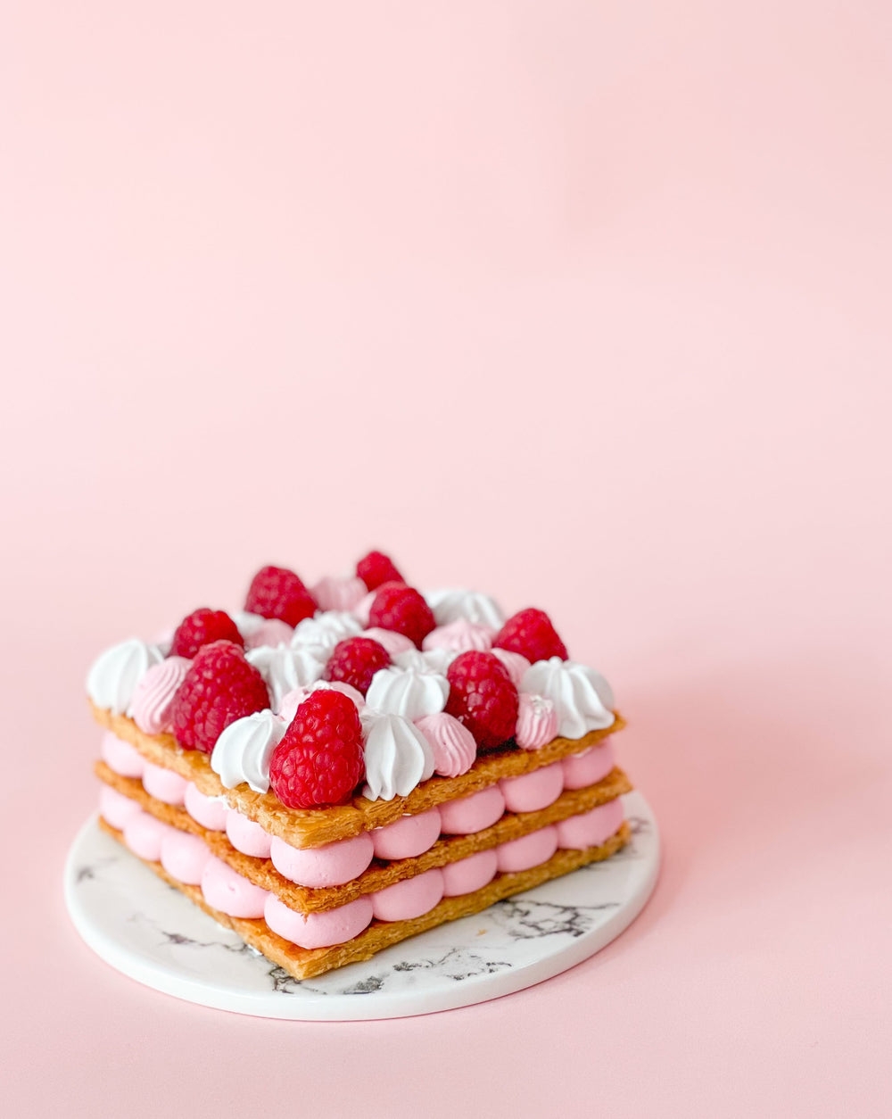 荔枝紅莓純素千層酥