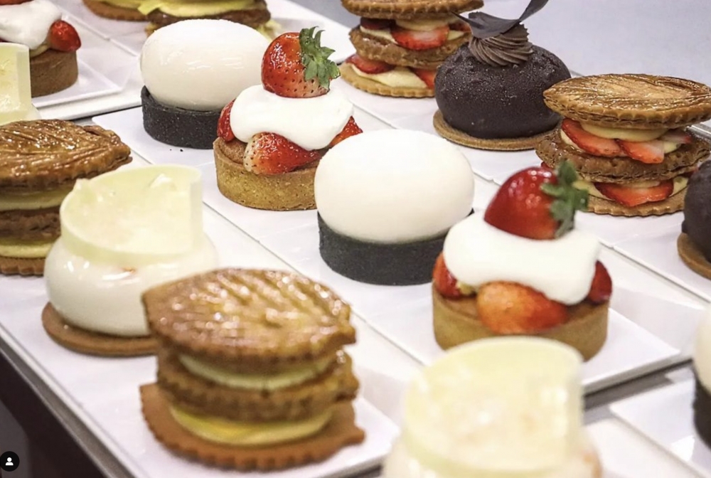 黑森林酸櫻桃蛋糕味道也不錯,濃郁的朱古力配上酸酸甜甜的櫻桃,味道意外地相襯。