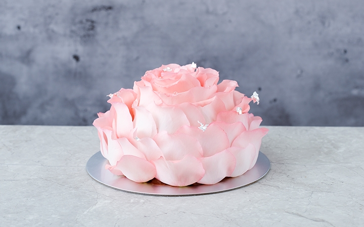 「粉紅佳人」士多啤梨海綿 忌廉蛋糕