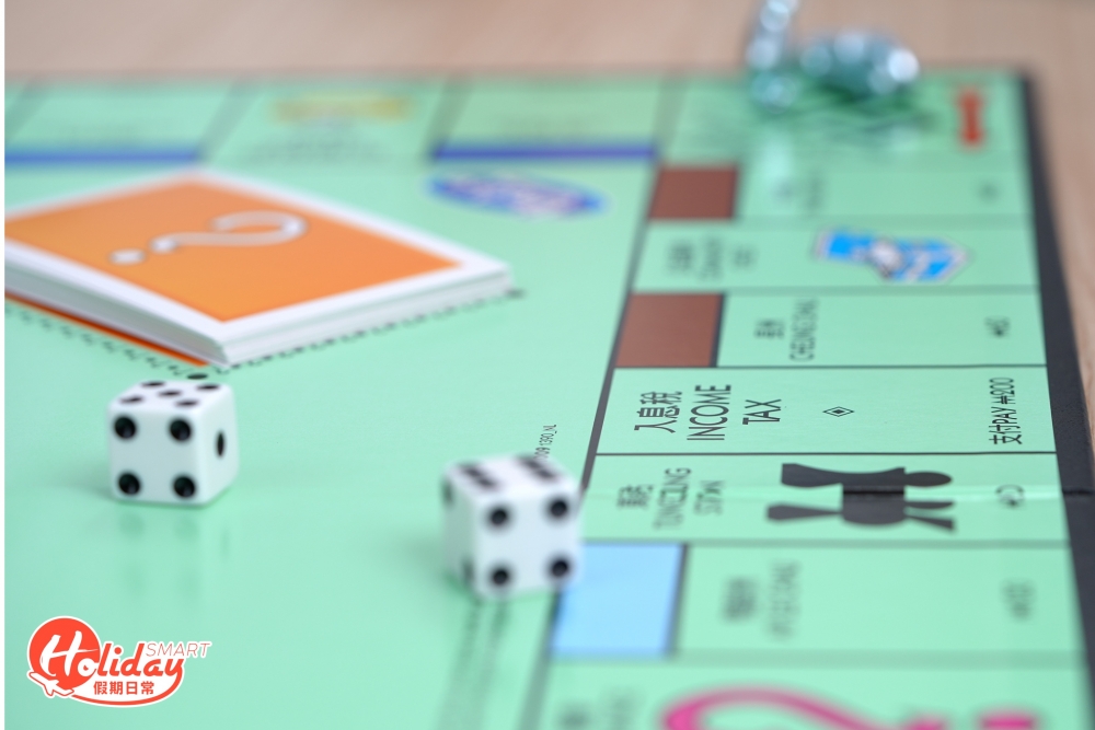 遊戲開始第一輪人人都可以購買物業！