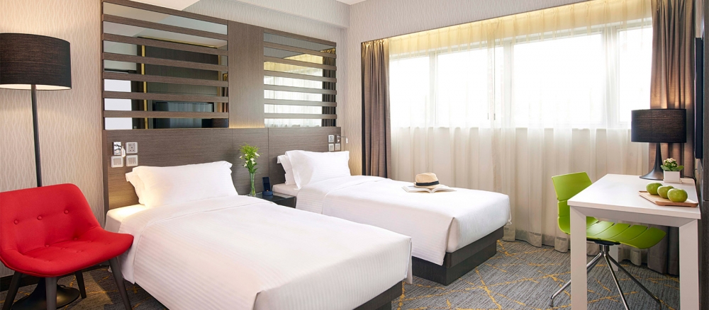 城景國際推出24小時住宿優惠，$500起可住尊貴客房一晚，並享彈性入住時間，保證住足24小時，更包享用豐富精選早餐2位。