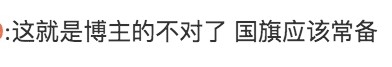 有網民認為梅愛偲應一早自備國旗。