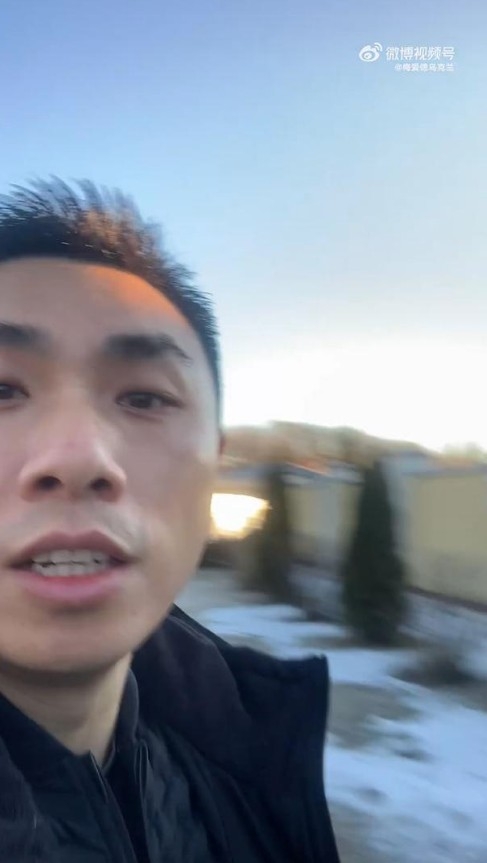 梅愛偲上載影片，表示與導彈在家上空範圍飛過。