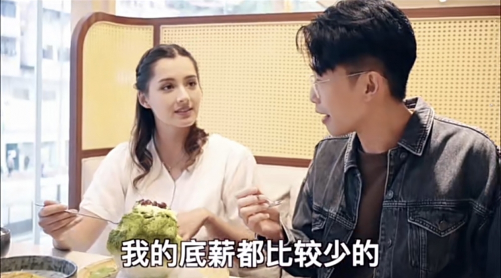喺6號再追問之下,謝嘉怡坦言自己個底薪係好少