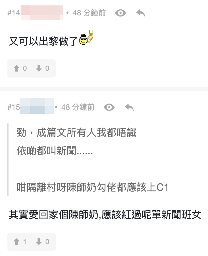 有網民直言所謂嘅觀音兵知名度都好低。