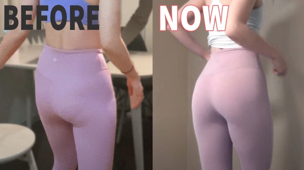 日本NSCA認受健身教練Popo在YouTube分享，只要每天運動5分鐘，兩星期便練成蜜桃臀，一起試着做吧！