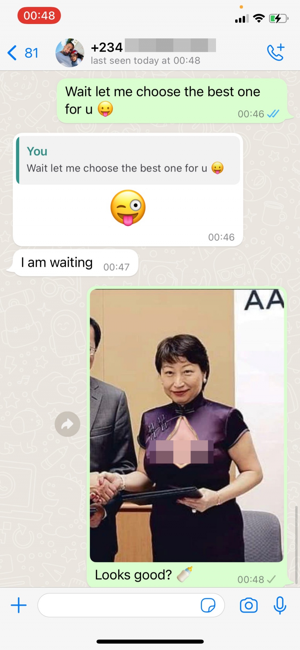 樓主再貼出鄭若驊惡搞照。
