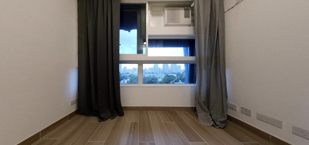 「保良局李兆基青年綠洲」單人房示範單位參考圖。