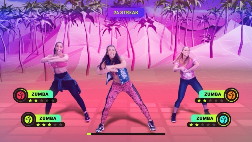 「Zumba Burn It Up!」有真人教練教授舞步~