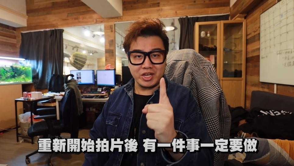 屎萊姆日前上載復出後第一條影片。