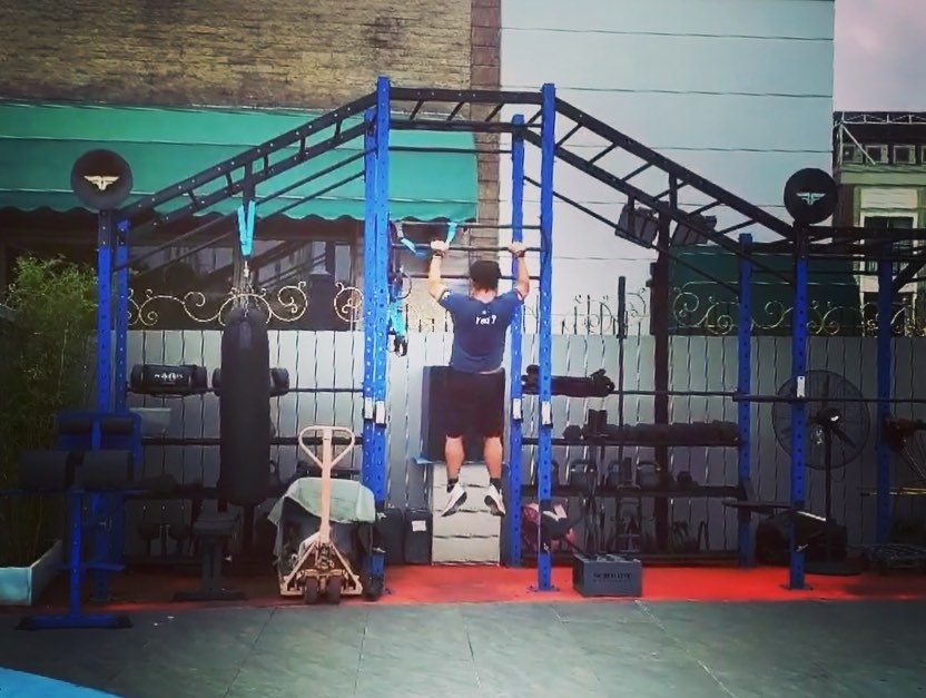 現在已被拆嘅健身架