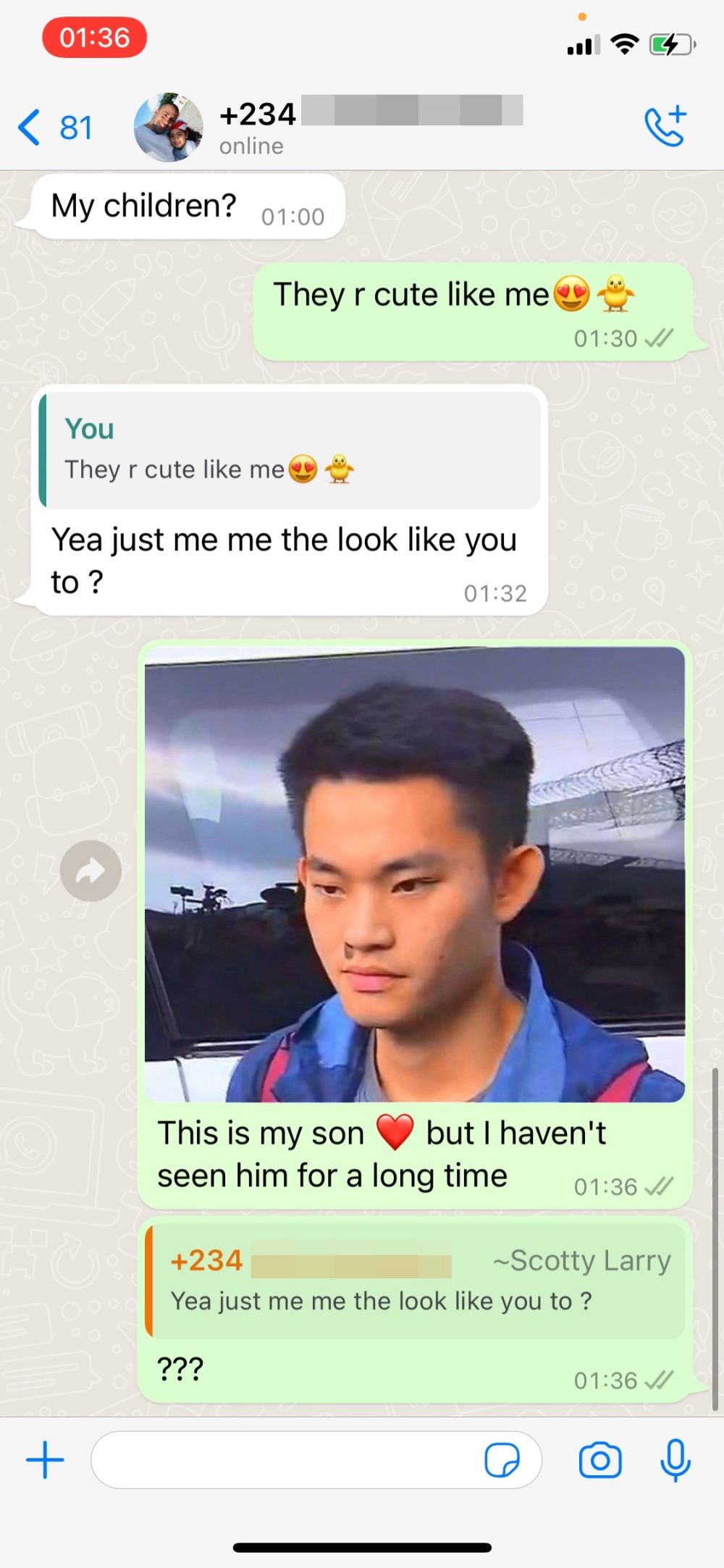 樓主隨後貼出陳同佳照片。