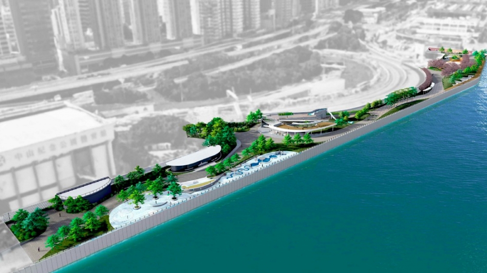 政府在早前的《施政報告》提出預留65億元，進行貫通維港的海濱長廊改善項目，根據發展局最新的文件顯示，政府擬將西營盤東邊街北休憩用地，改建成一段佔地1.32公頃、沿海長440米的全新海濱，作為連貫中西區海濱長廊的一部分，以及興建海濱花園。